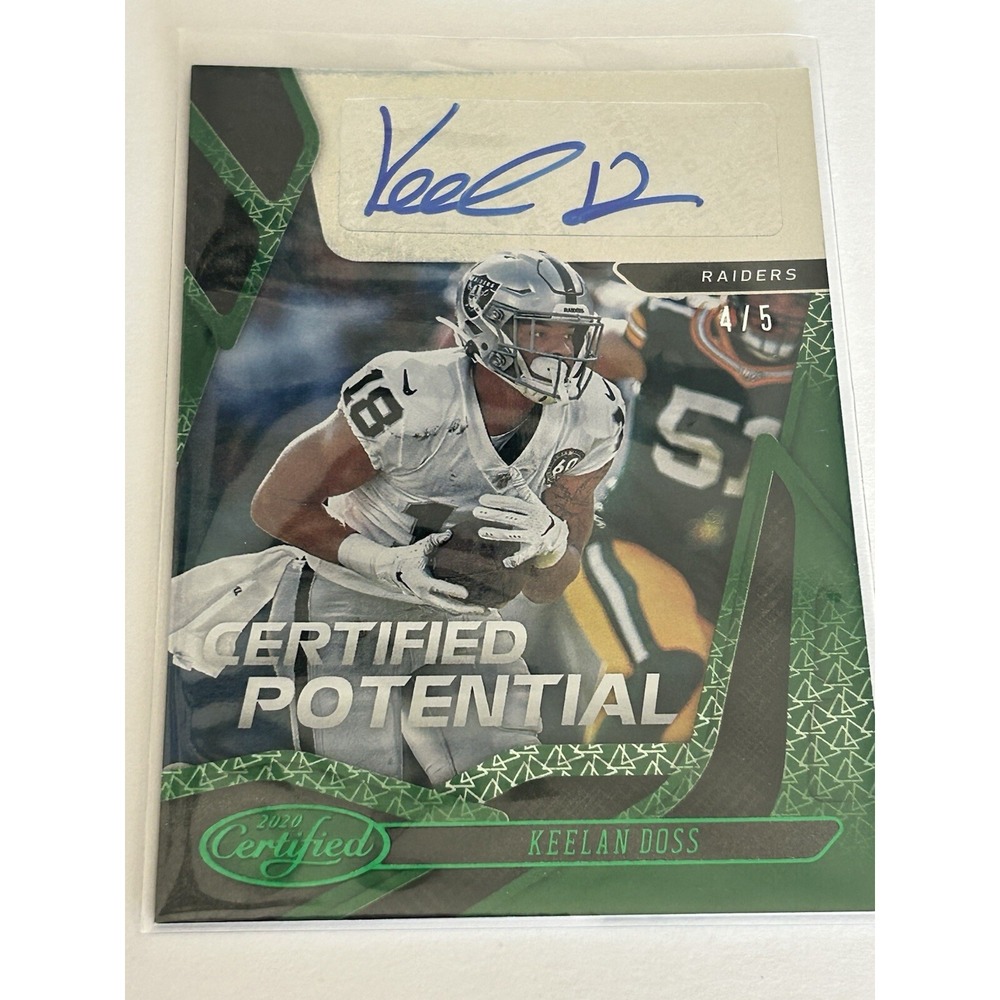2020 Certified Potential Signatures 4/5 Keelan Doss #CP-KD Auto (X7)